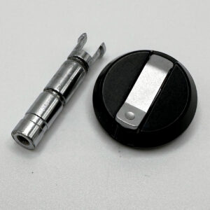 Canon AE-1 Program Film Rewind Knob and Post Assembly Black