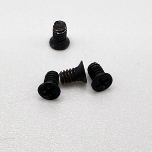 OLYMPUS OM-2, OM-2N BLACK BOTTOM COVER SCREWS 1 SET QTY (4) SCREWS